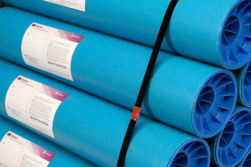 Nafion PFSA cation-exchange membrane rolls — range example