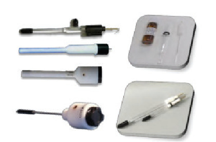 SSI working-electrode and holder range photograph