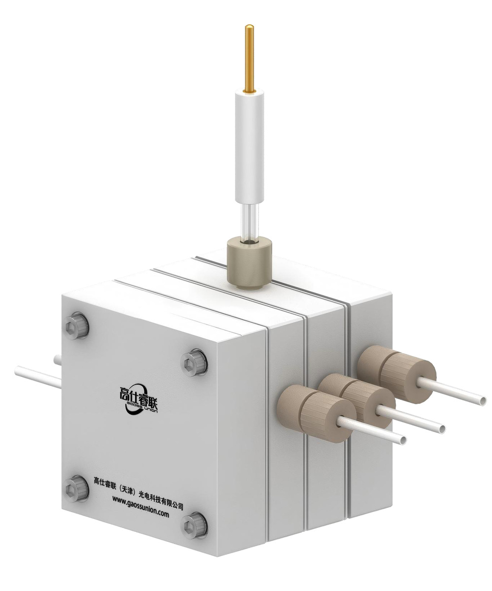 CP10 / CP20 Gas-Diffusion Flow Cell — PTFE example